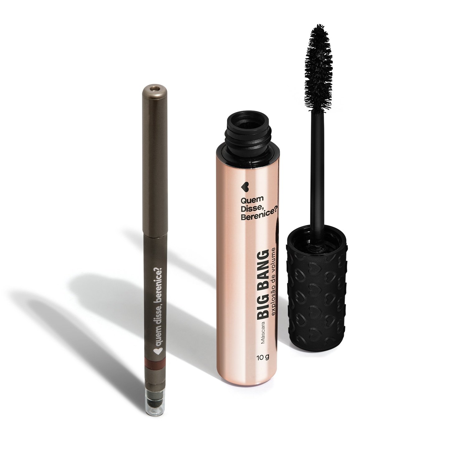 Combo Berê Olhos: Máscara para Cílios Big Bang 10g + Lápis Esfumador Marrom 200mg