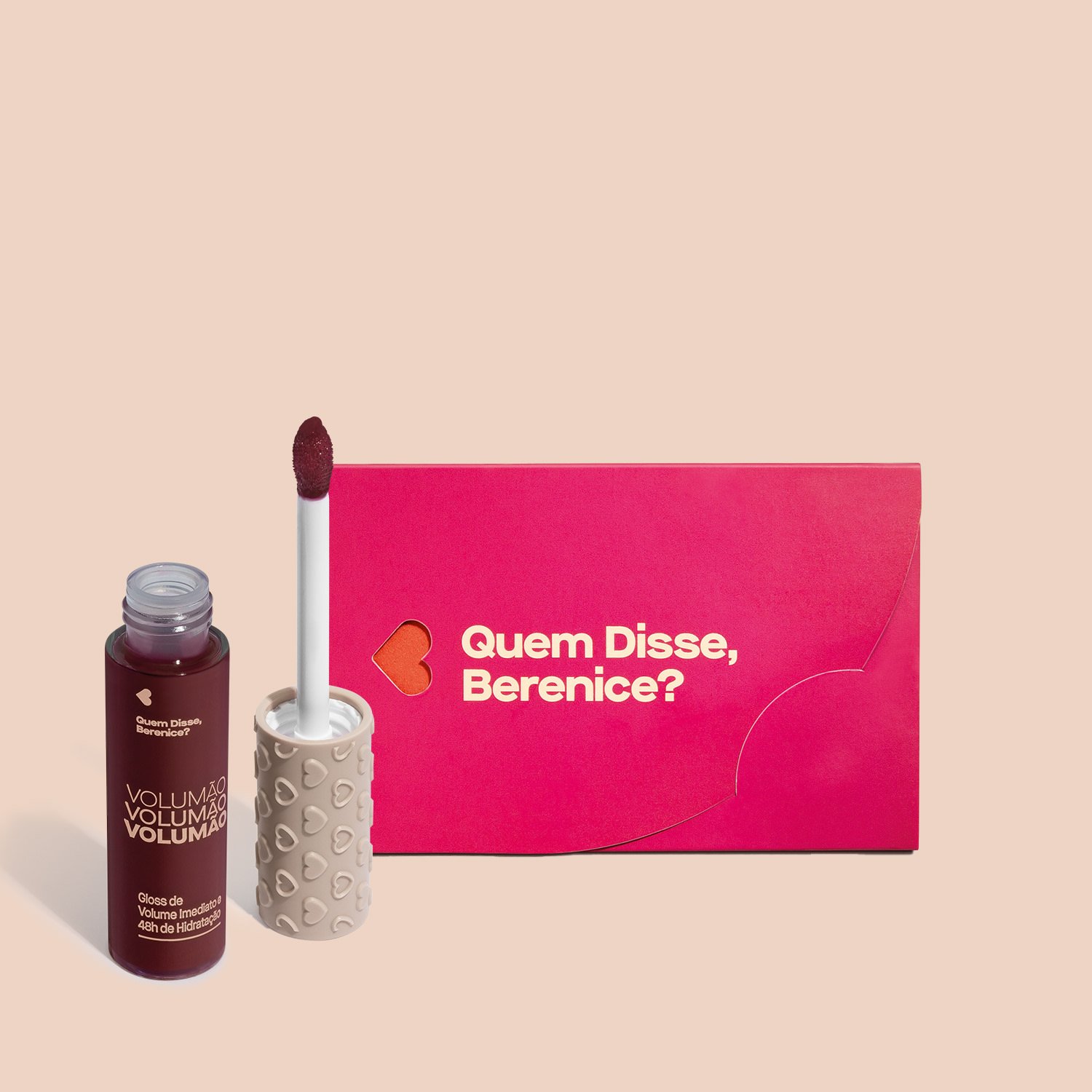 Combo Presente:  Gloss Labial Cereja Volumão 9,5ml + Cartão Presente 10g Cereja 2