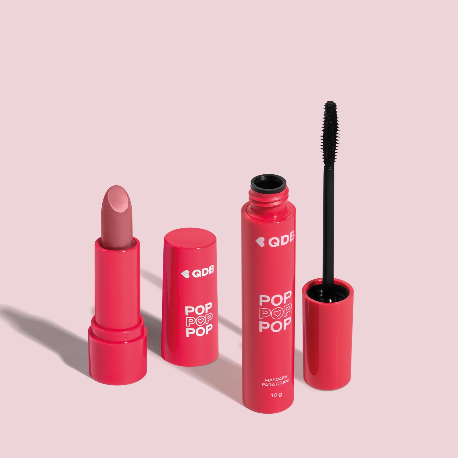 Combo POP: Batom Semi Matte Rosa Supremo 3,6g + Máscara de Cílios 10g ÚNICO 2
