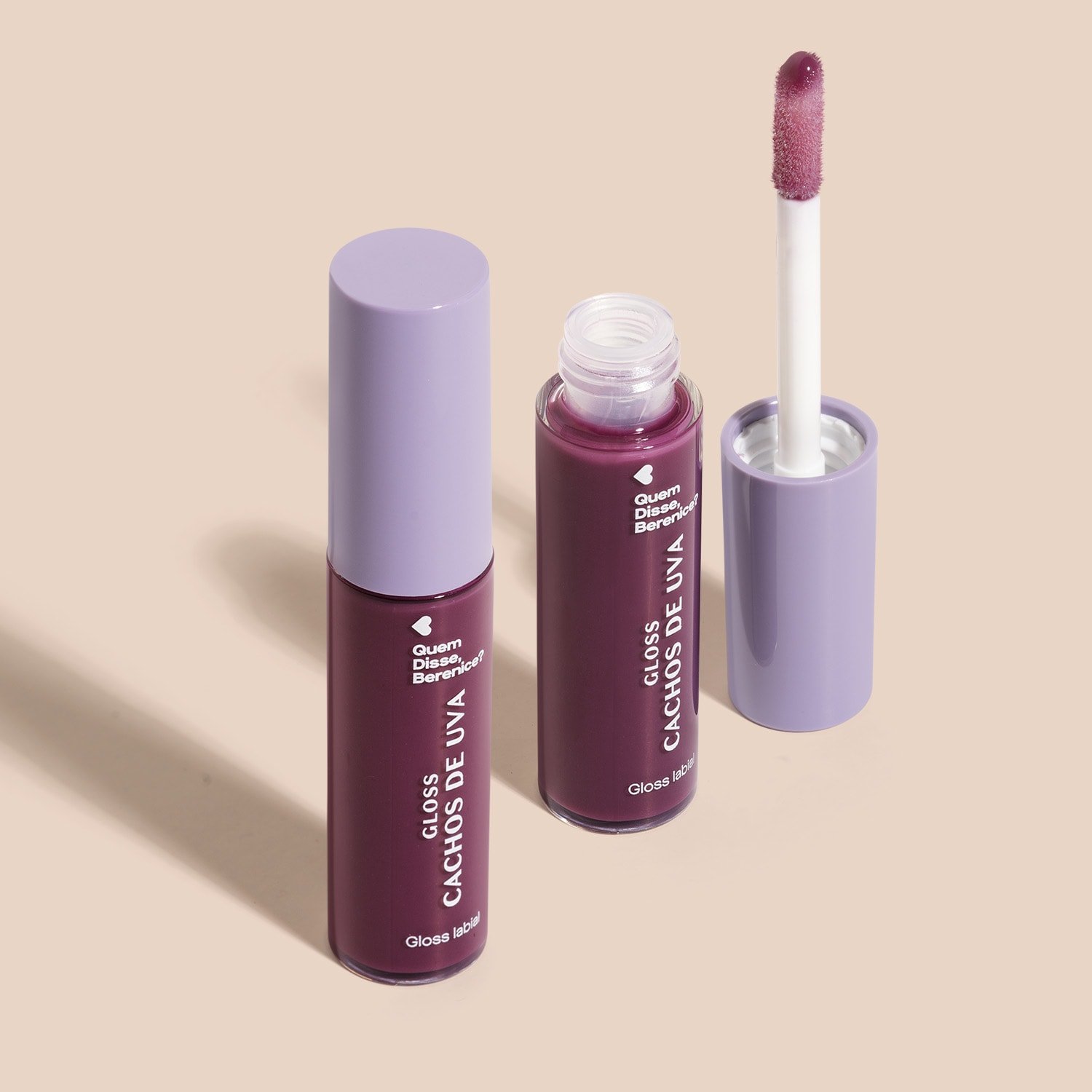 Combo Gloss Labial Cachos de Uva QDB E Cuide-se Bem 10ml (2 itens)