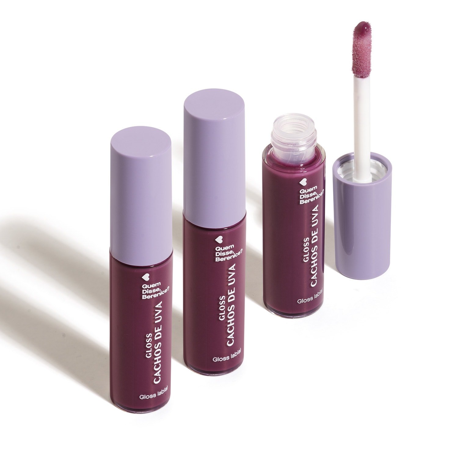 Combo Gloss Labial Cachos de Uva QDB E Cuide-se Bem Quem Disse, Berenice? 10ml (3 itens) Cachos de Uva 2