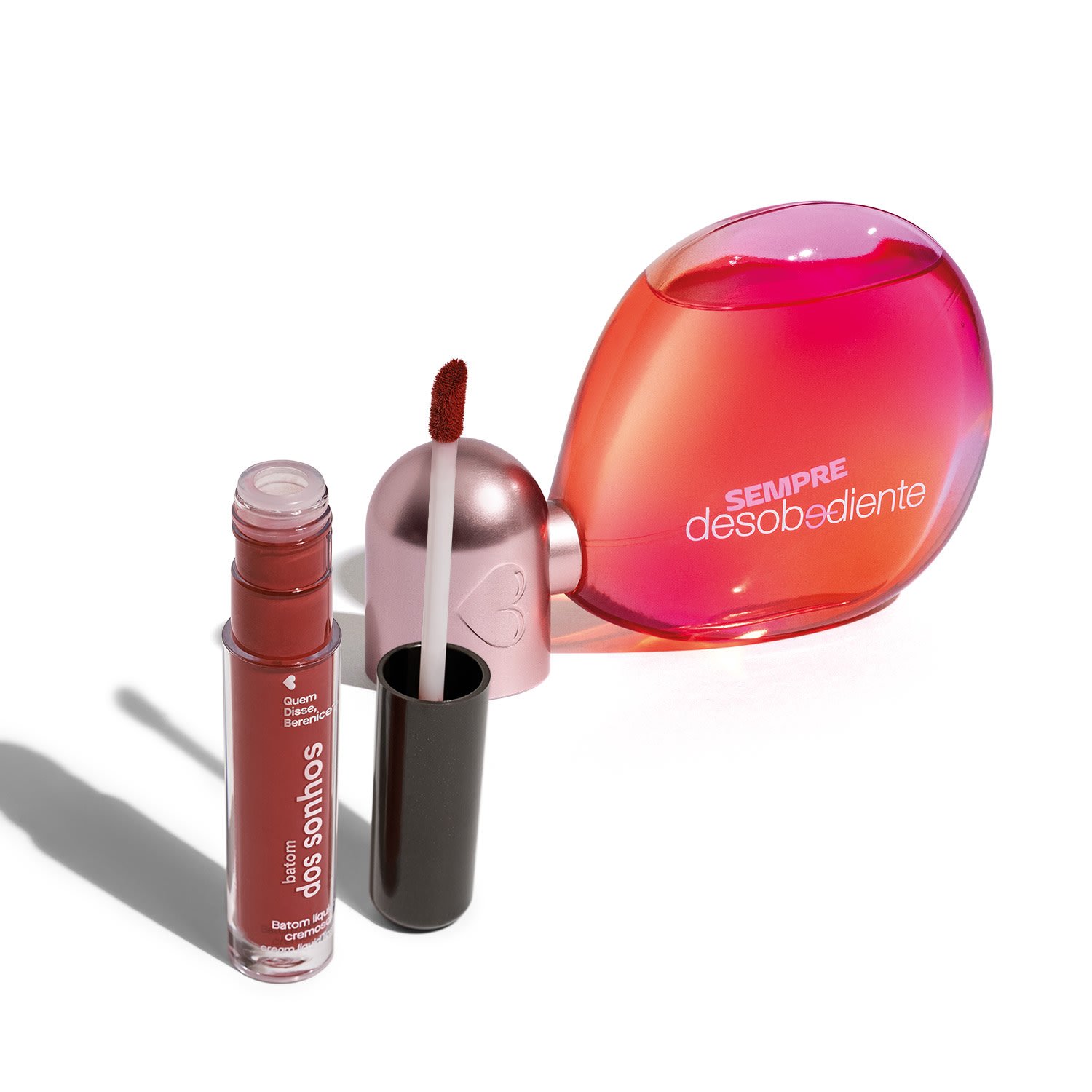 Combo Sempre Desobediente Eau De Parfum 100ml + Batom Líquido Cremoso Marrom 5ml