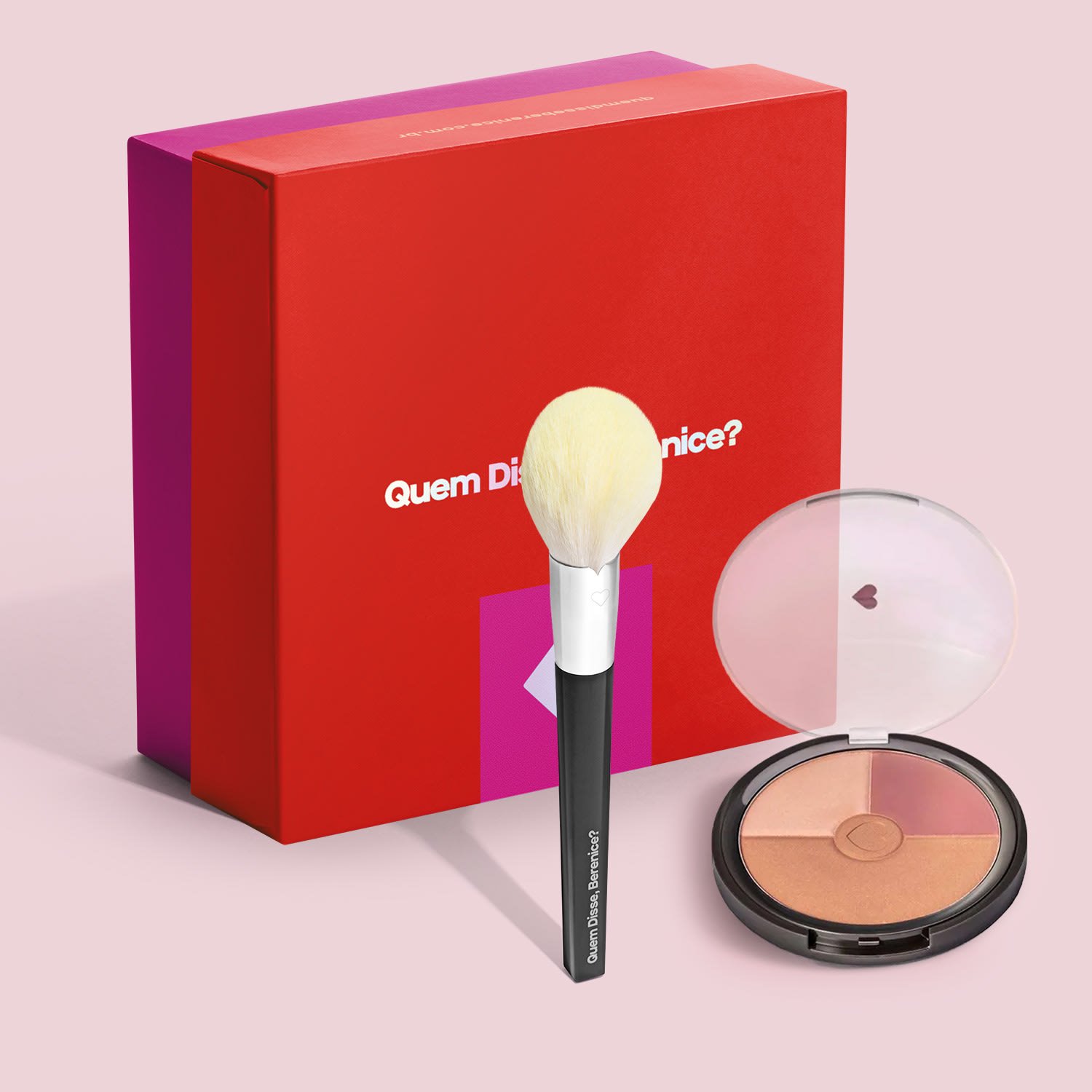 Combo Presente: Pó Multiefeitos 18g + Pincel Multi Pó e Blush + Caixa Presenteável ÚNICO 2