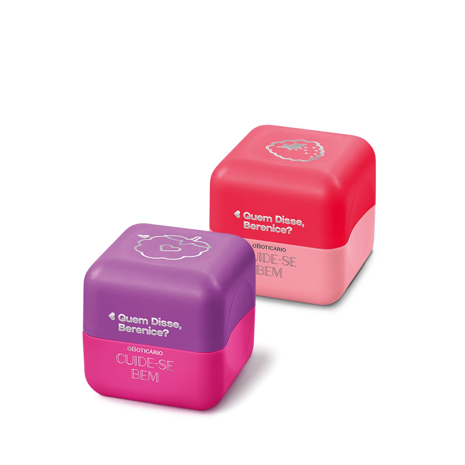 Combo Balm Labial Cuide-se Bem Feira: Amoruda 6,2g + Framboesa 6,2g