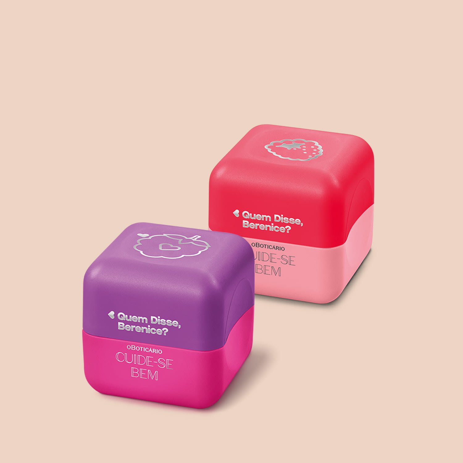 Combo Balm Labial Cuide-se Bem Feira: Amoruda 6,2g + Framboesa 6,2g ÚNICO 2