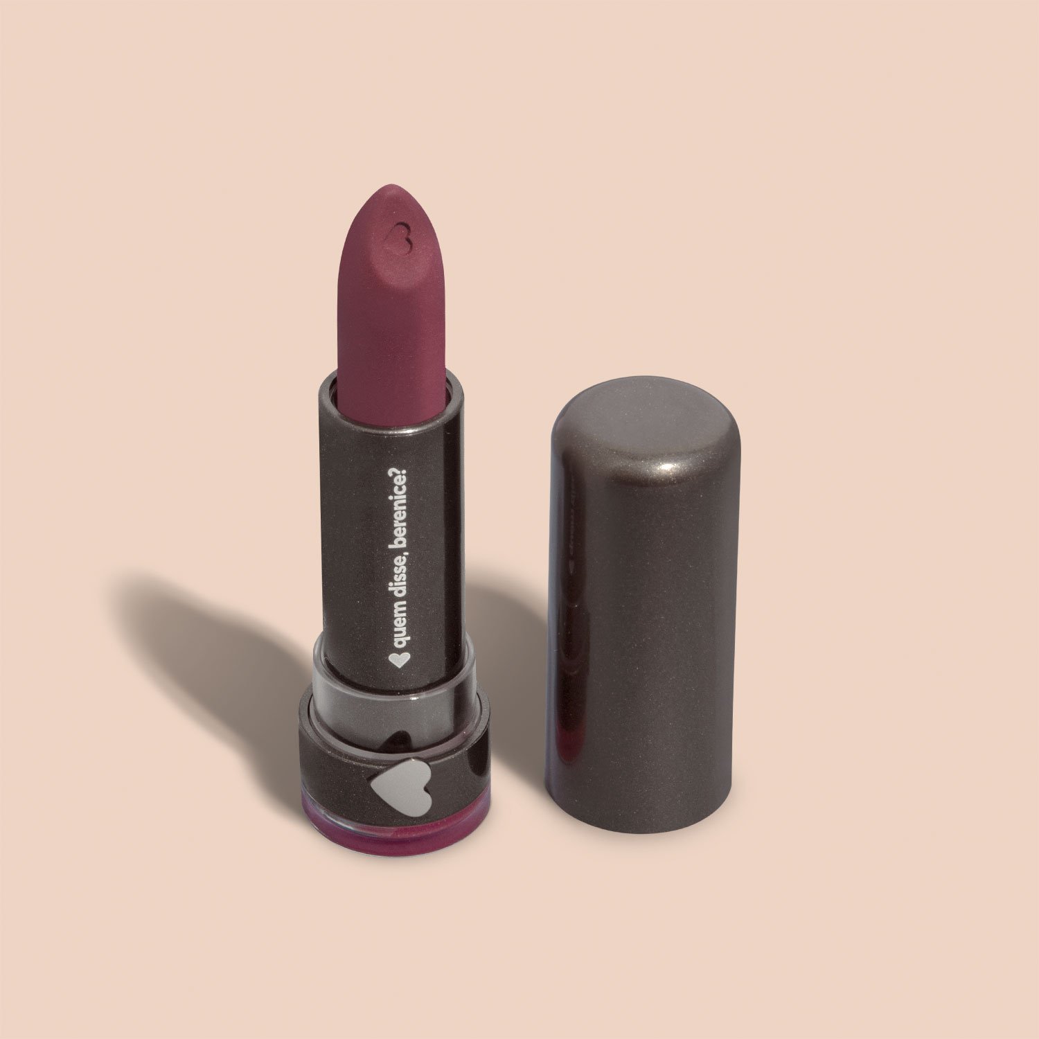 Quem disse, Berenice? Batom Mate Alta Pigmentação Vinho Amorando 3,8g Amorando 3