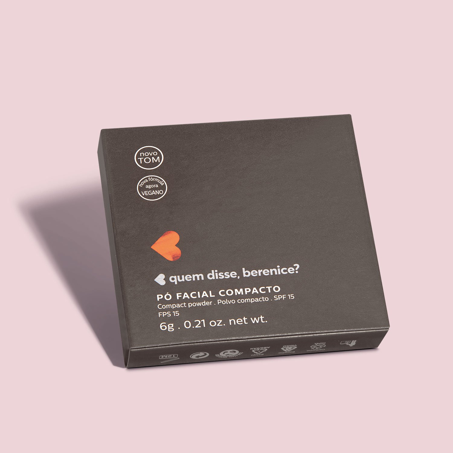 Quem disse, Berenice? Pó Compacto Facial Cor 5 6g Cor 5 5