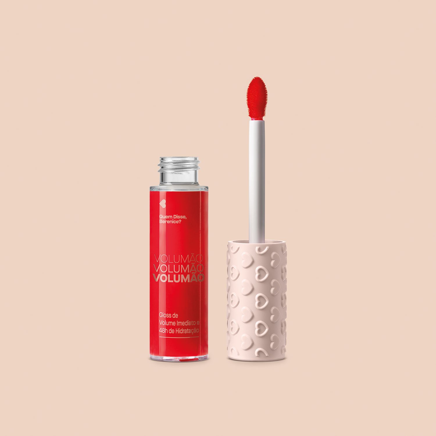 Gloss Labial Volumão Vermelho Bocão Vermelho Bocão 1