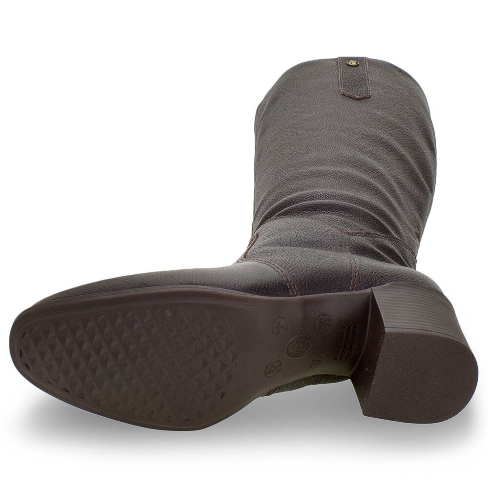 BOTA FEMININA CANO ALTO BOTTERO - 314281 Marrom 4