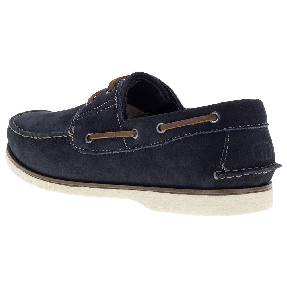 MOCASSIM MASCULINO DECK DEMOCRATA - 138101 Azul/Marrom 3