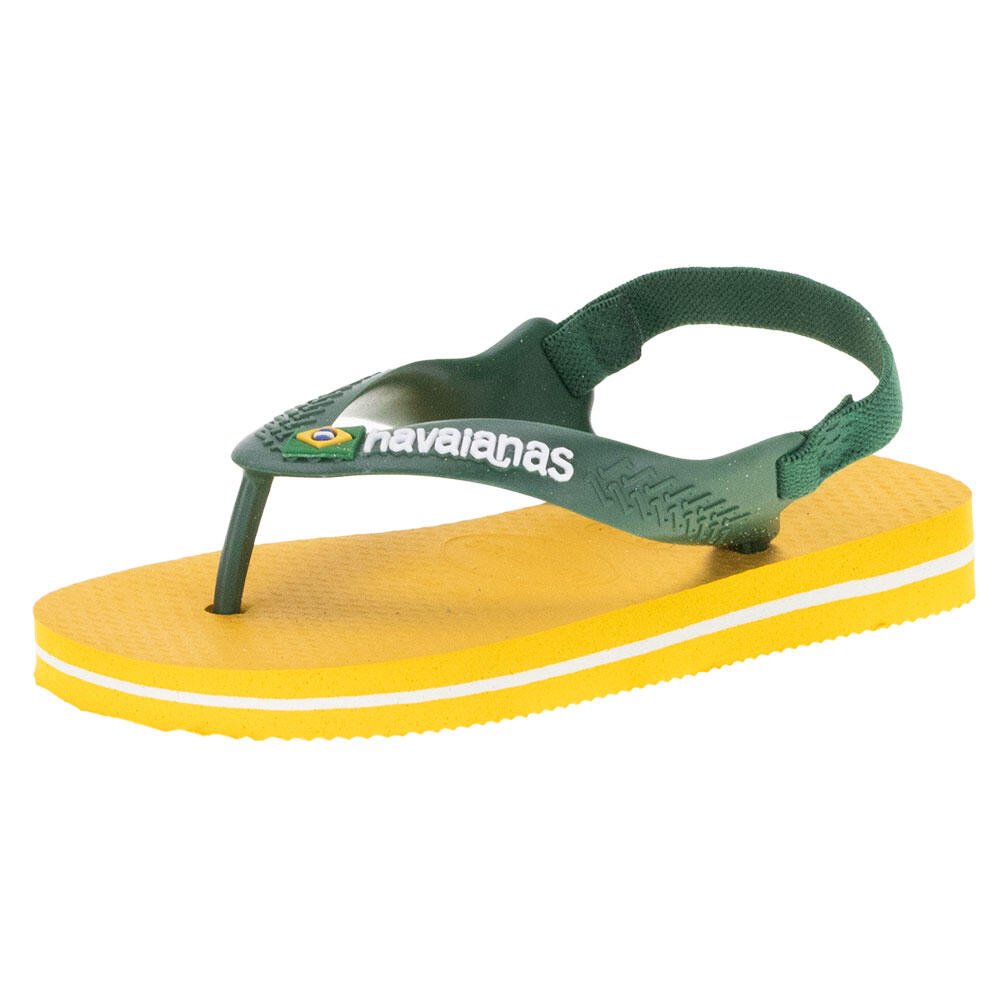 CHINELO INFANTIL BABY BRASIL HAVAIANAS - 4140577  Amarelo 2