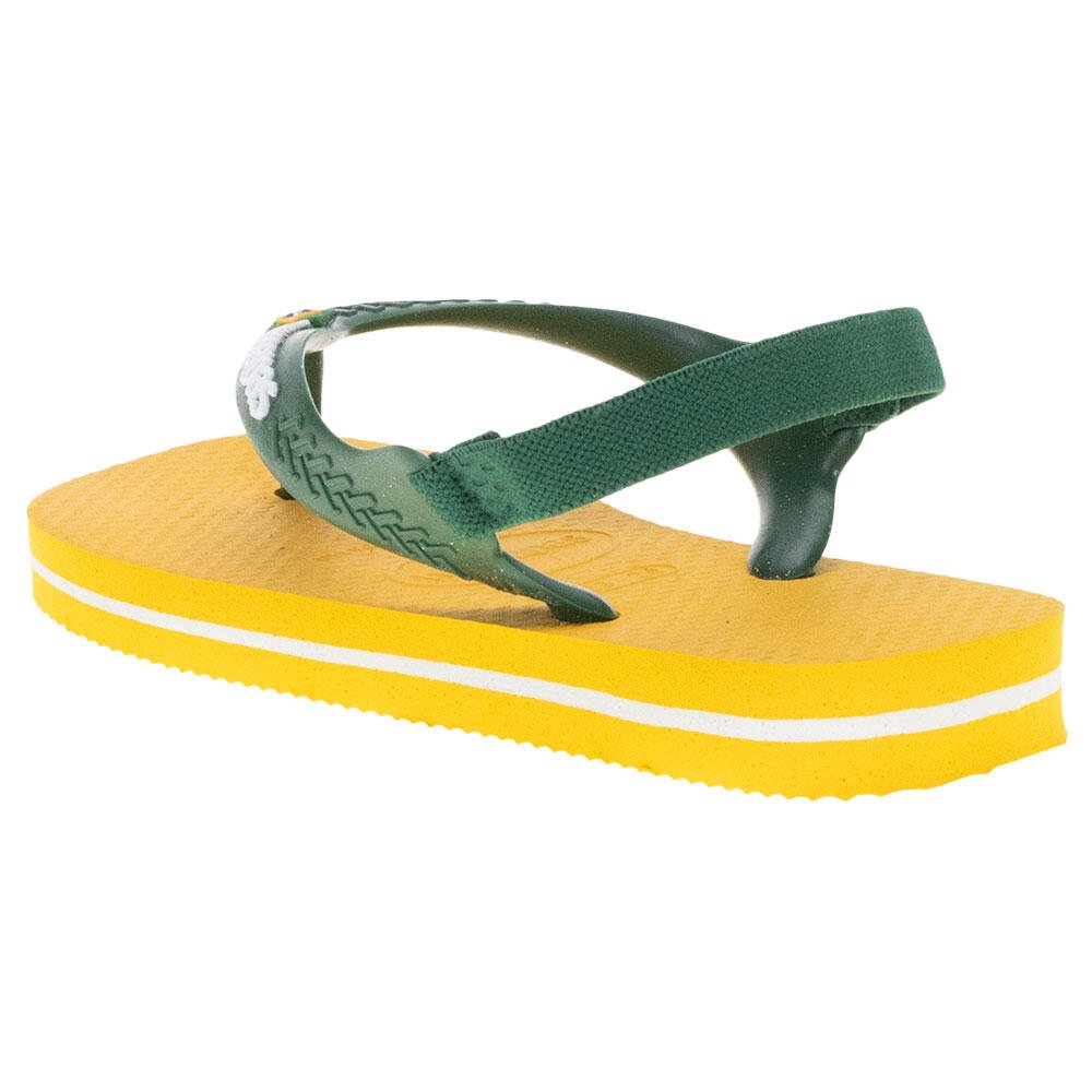 CHINELO INFANTIL BABY BRASIL HAVAIANAS - 4140577  Amarelo 4