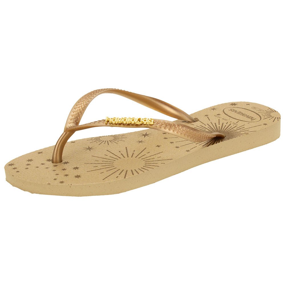 CHINELO FEMININO SLIM PARTY HAVAIANAS - 4146347  Dourado 2