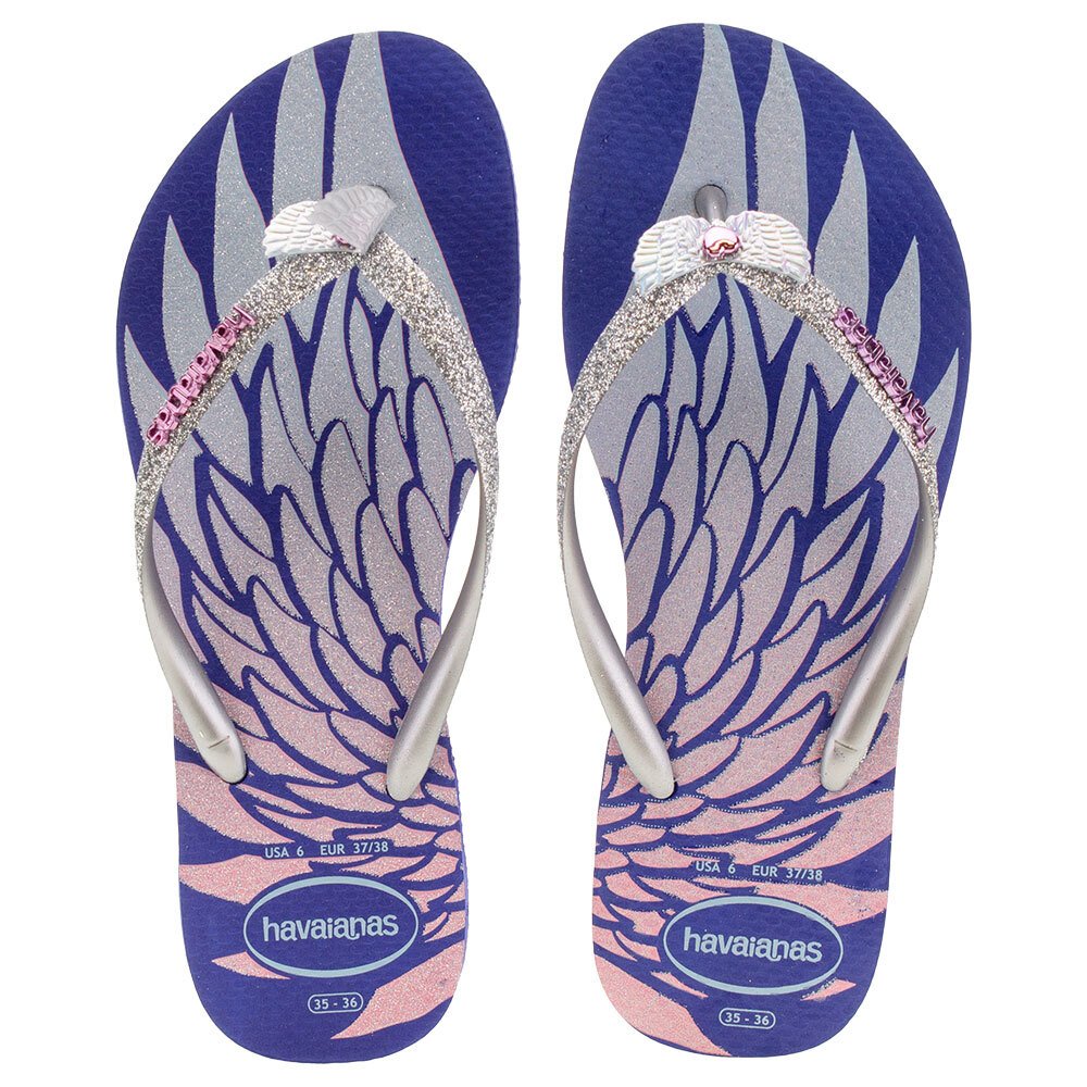 CHINELO FEMININO SLIM GLITTER II HAVAIANAS - 4146976  Cinza 5