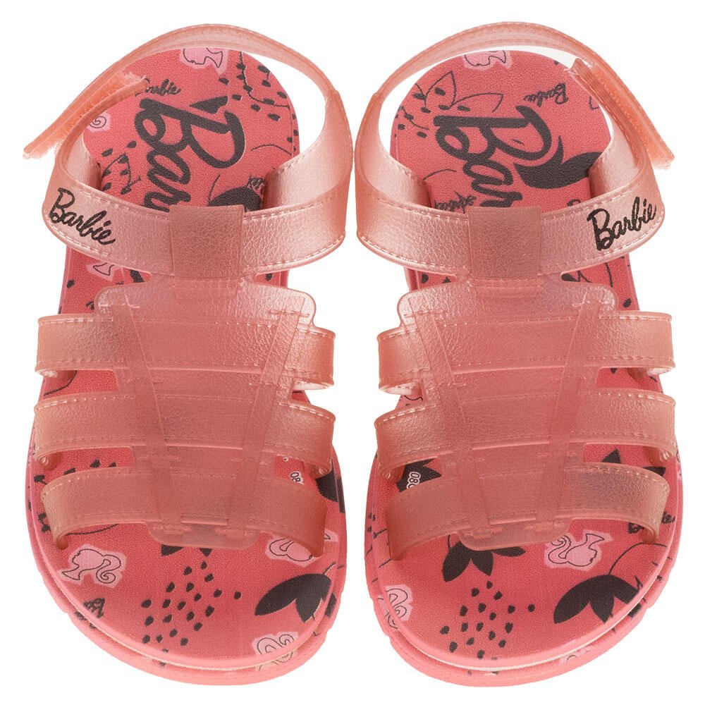 SANDÁLIA INFANTIL BARBIE FASHIONISTA GRENDENE KIDS - 22838 Rosa