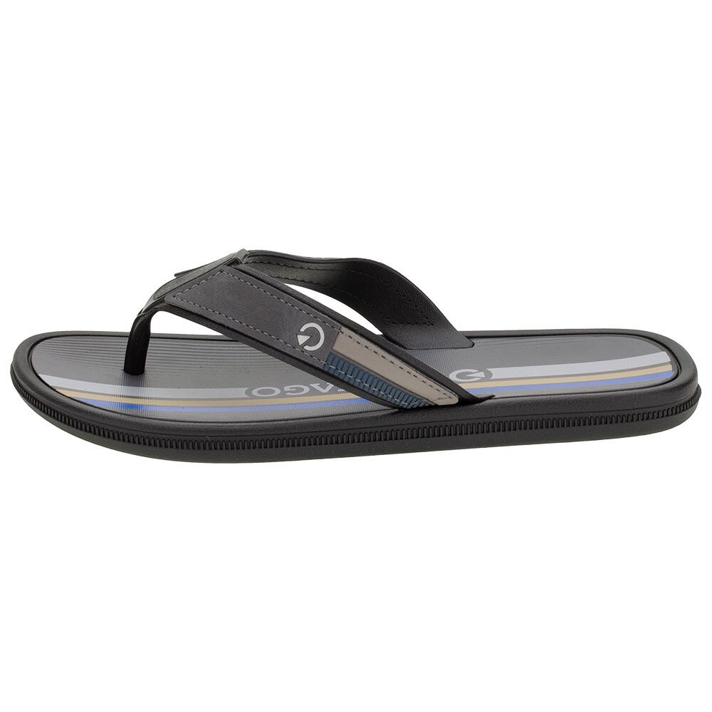 CHINELO MASCULINO MAIORCA II CARTAGO - 11022  Preto 2