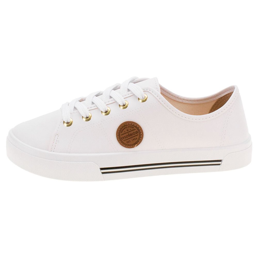 TÊNIS FEMININO CASUAL MOLECA - 5667302 Branco 2