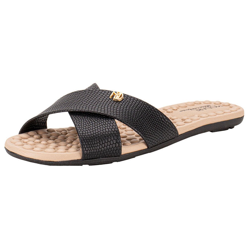 SANDÁLIA FEMININA RASTEIRA MODARE - 7163105 Preto 1