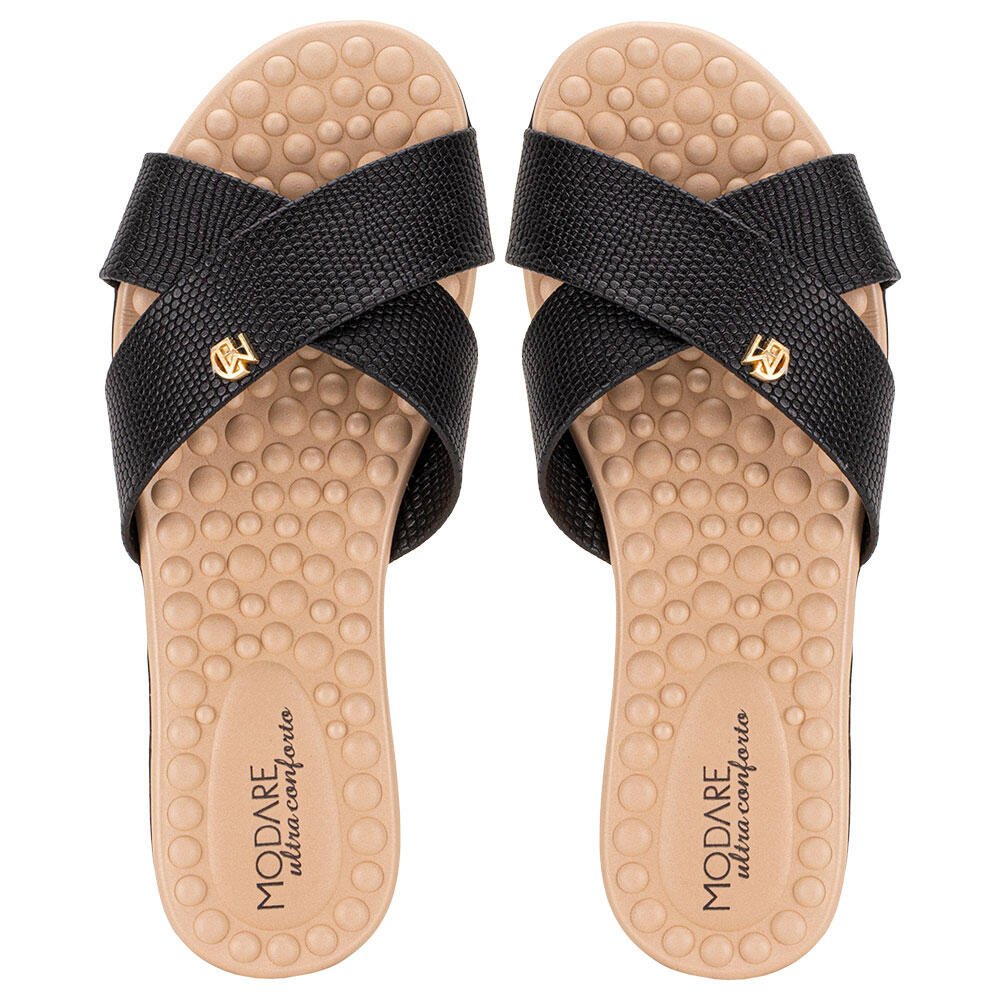 SANDÁLIA FEMININA RASTEIRA MODARE - 7163105 Preto 5