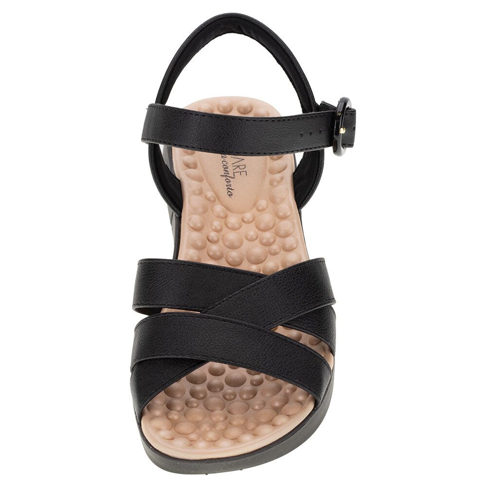 SANDÁLIA FEMININA MODARE - 7142124  Preto 5