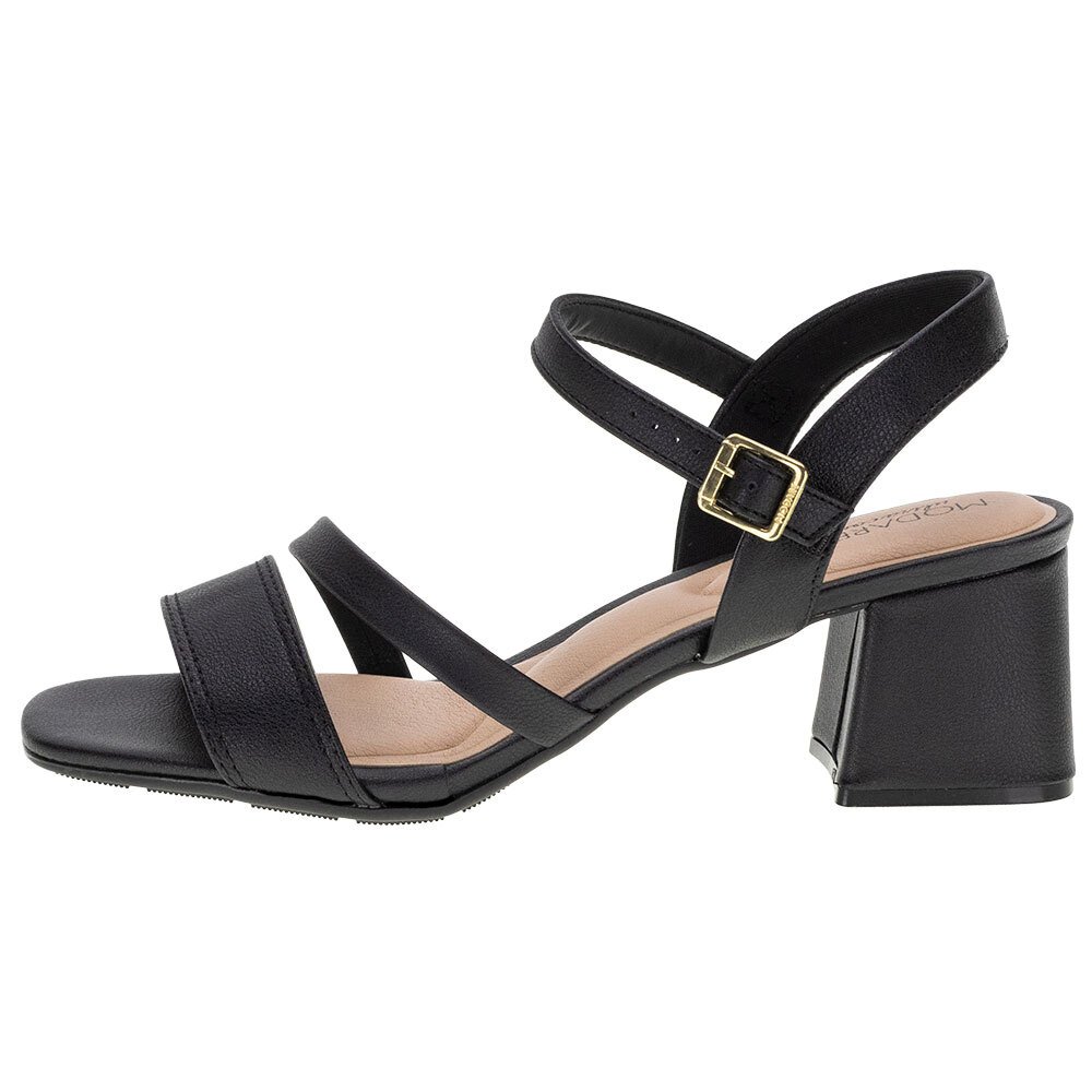 SANDÁLIA FEMININA SALTO BAIXO MODARE - 7172101 Preto 2