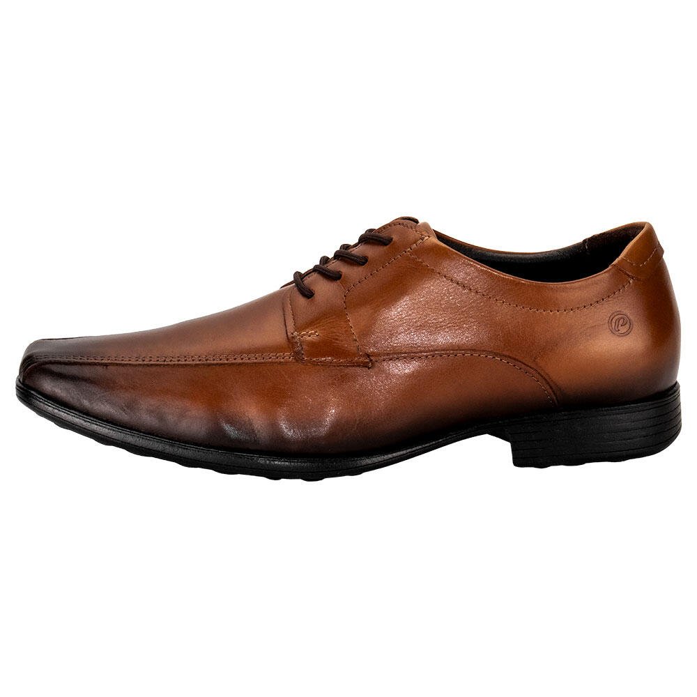 SAPATO MASCULINO SOCIAL PEGADA - 122876  Marrom 2