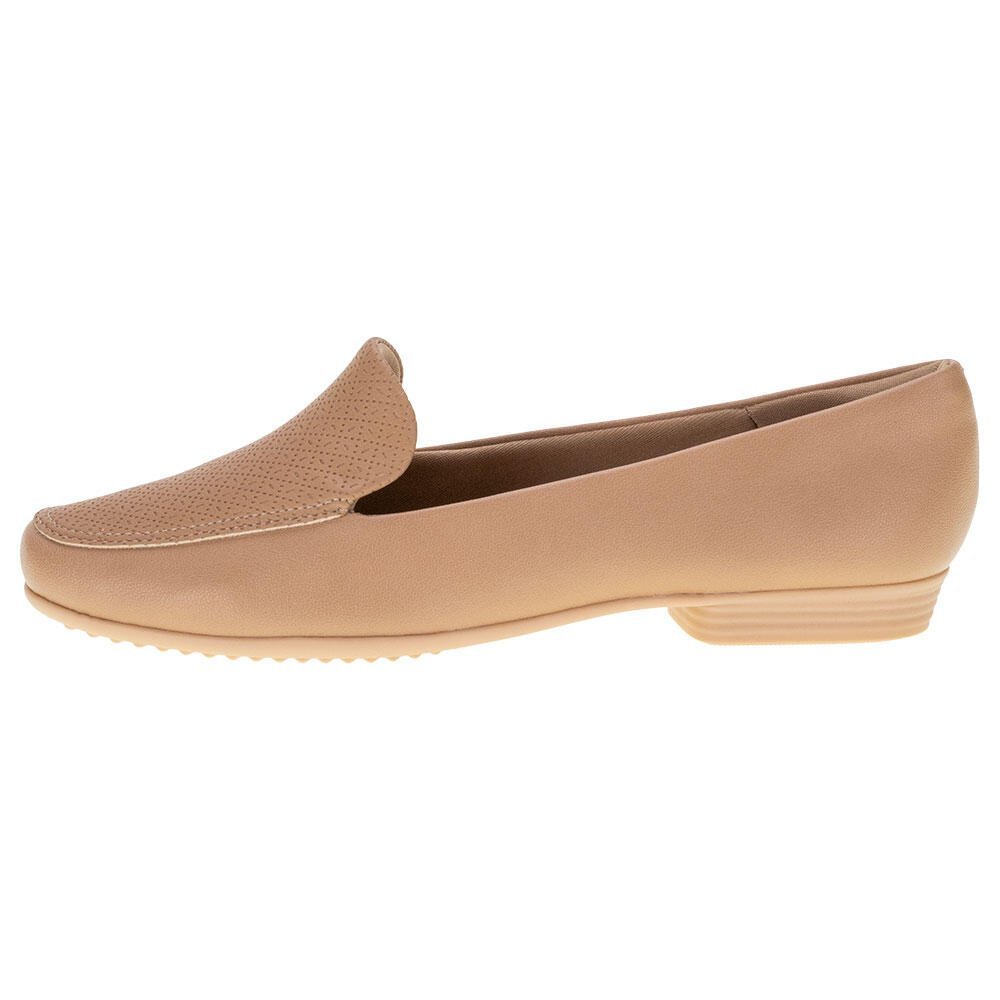SAPATO FEMININO SALTO BAIXO PICCADILLY - 250149  Bege 2