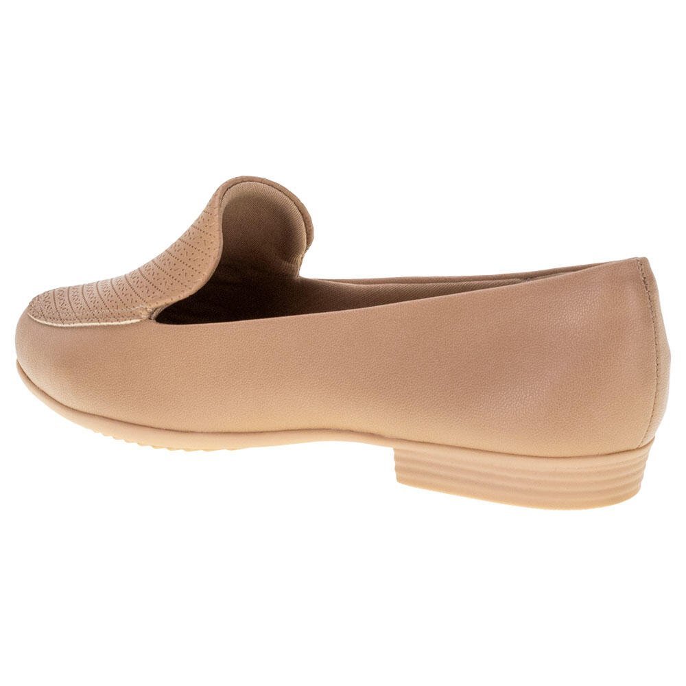 SAPATO FEMININO SALTO BAIXO PICCADILLY - 250149  Bege 3