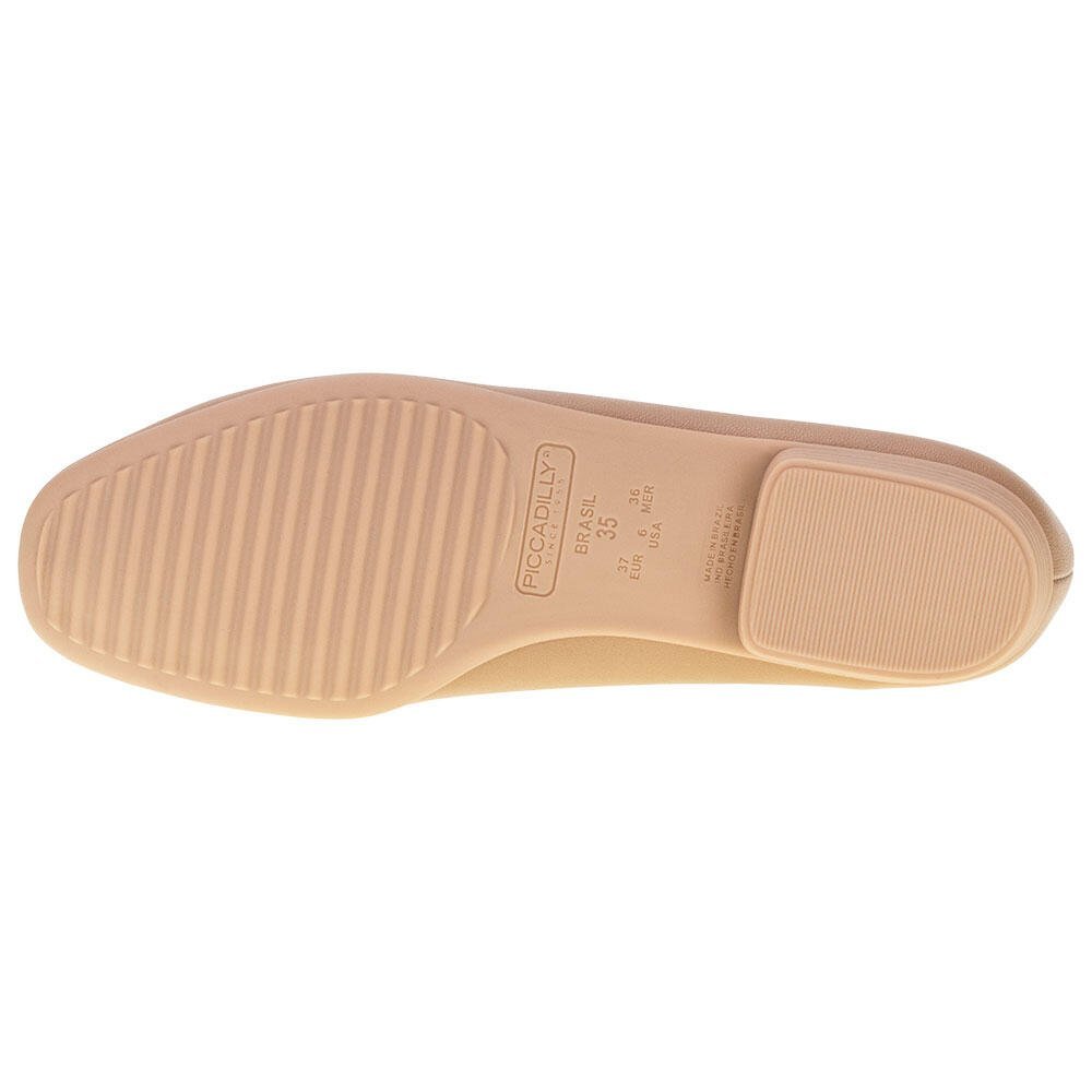 SAPATO FEMININO SALTO BAIXO PICCADILLY - 250149  Bege 4