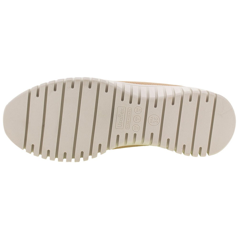 TÊNIS FEMININO GASPEA TRICOT USAFLEX - AE2208 Bege 4
