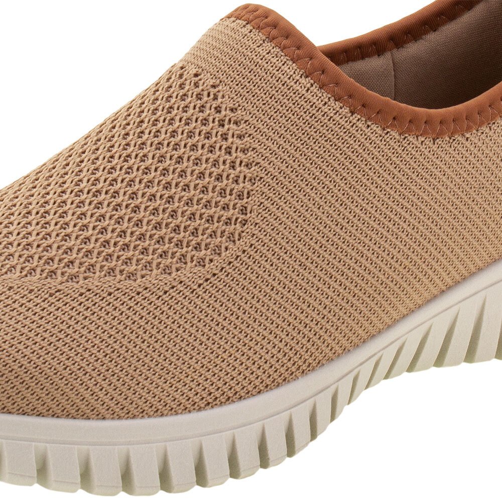 TÊNIS FEMININO GASPEA TRICOT USAFLEX - AE2208 Bege 5