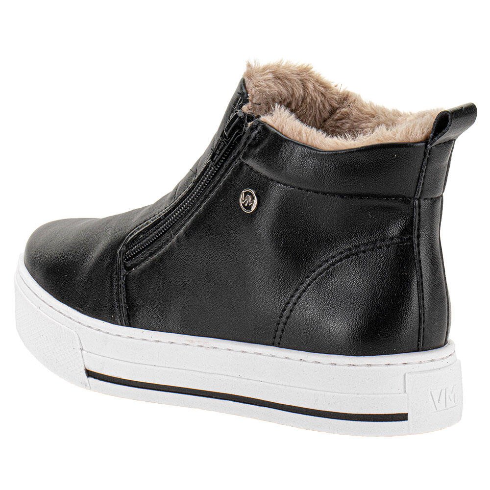 BOTA FEMININA CANO BAIXO VIA MARTE - 211848  Preto 3