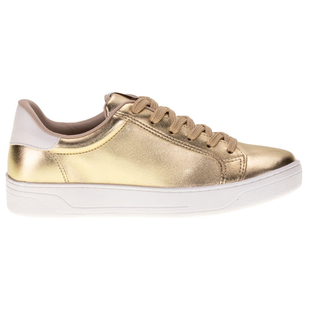 TÊNIS FEMININO CASUAL VIA MARTE - 221306  Dourado 5