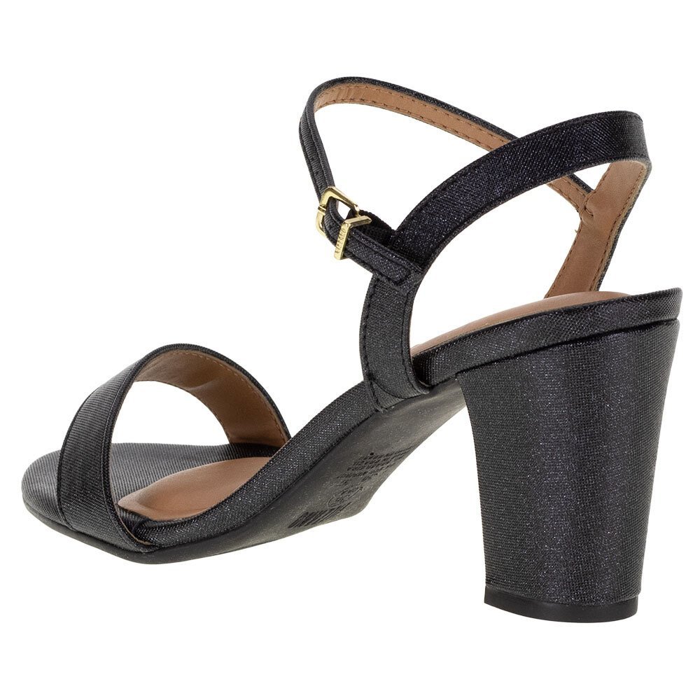 SANDÁLIA FEMININA SALTO MÉDIO VIZZANO - 6262474 Preto 3