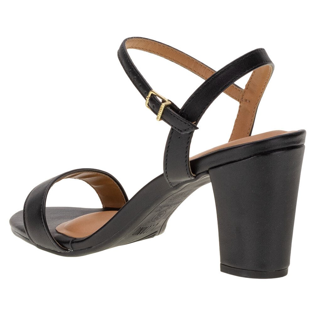 SANDÁLIA FEMININA SALTO ALTO VIZZANO - 6262474 Preto 3