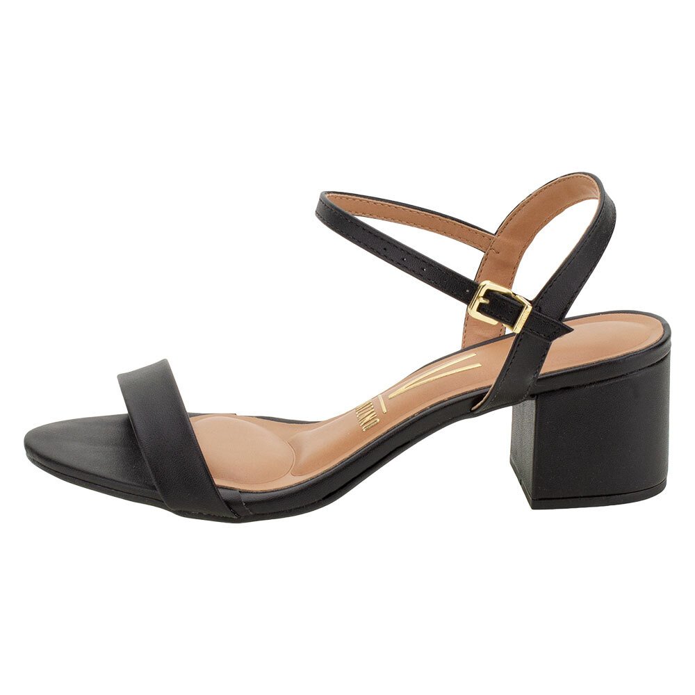 SANDÁLIA FEMININA SALTO MÉDIO VIZZANO - 6291900 Preto 2