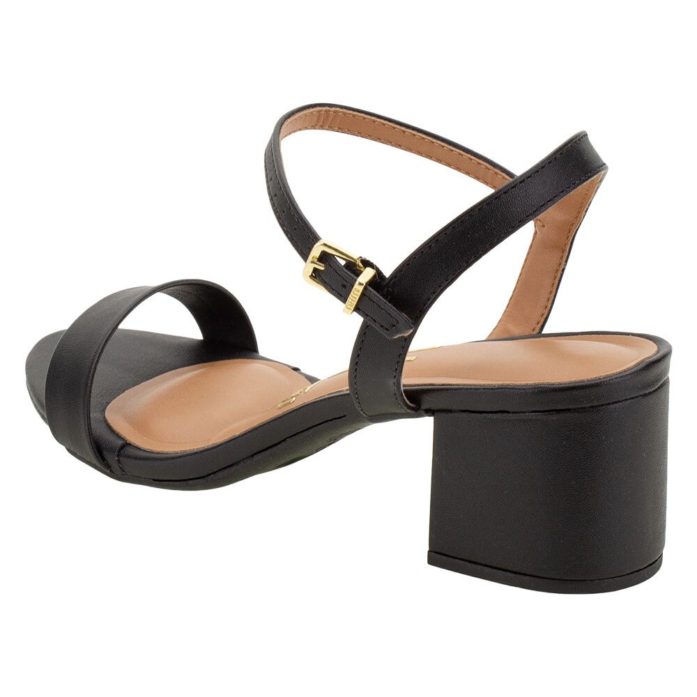 SANDÁLIA FEMININA SALTO MÉDIO VIZZANO - 6291900 Preto 3