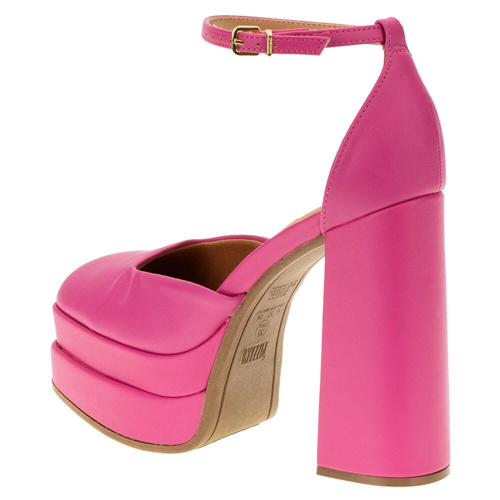 SAPATO FEMININO SALTO ALTO VIZZANO - 1395101  Rosa 3