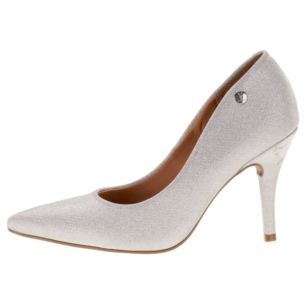 SCARPIN FEMININO SALTO ALTO VIZZANO - 11841101  Prata 2