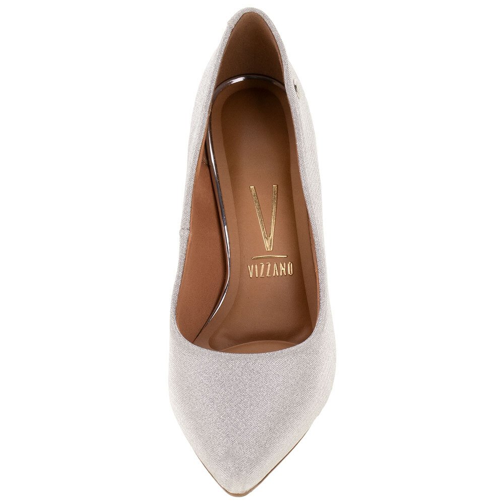 SCARPIN FEMININO SALTO ALTO VIZZANO - 11841101 Prata 5