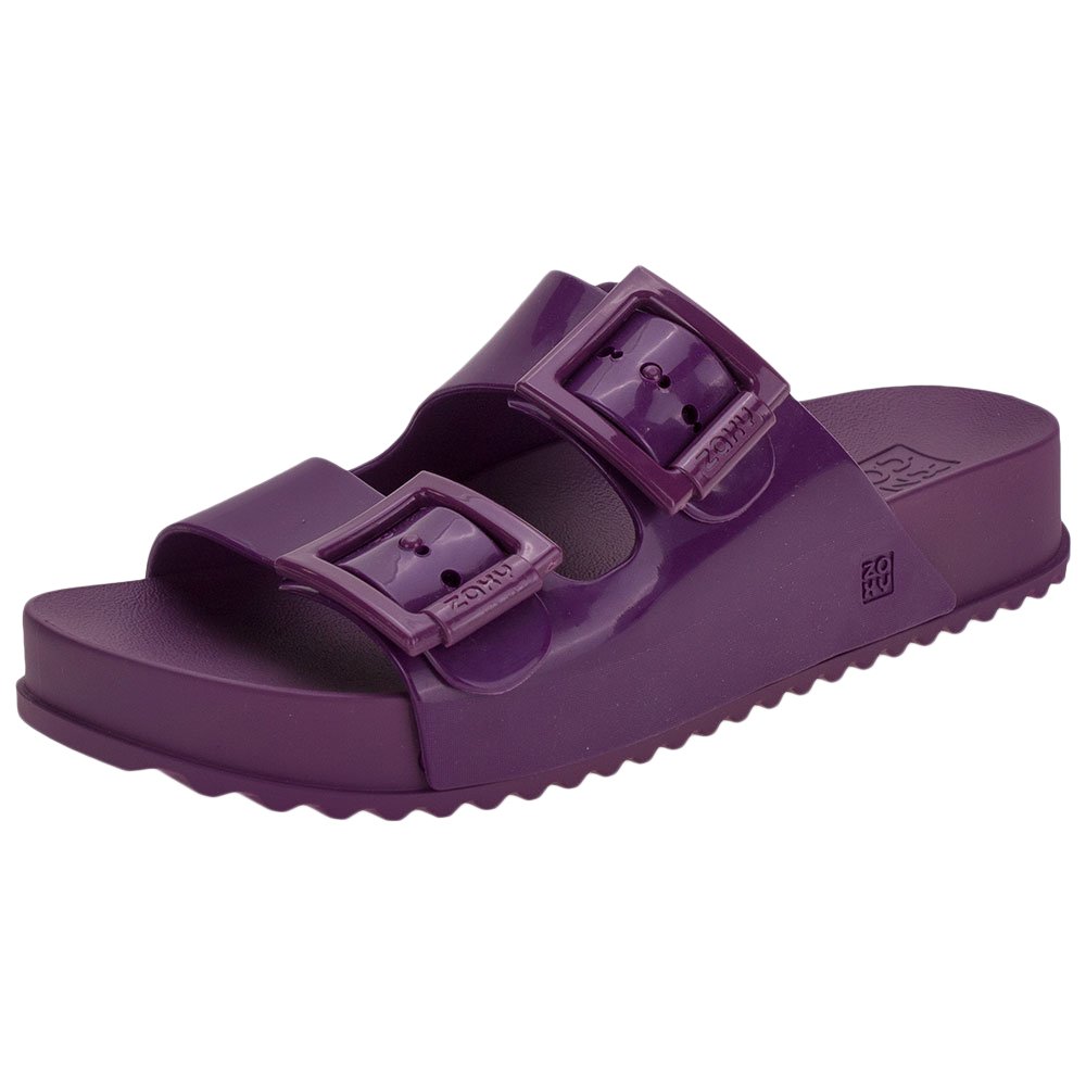 SANDÁLIA FEMININA CONFORTO PARTNER III ZAXY - 18063  Roxo 1
