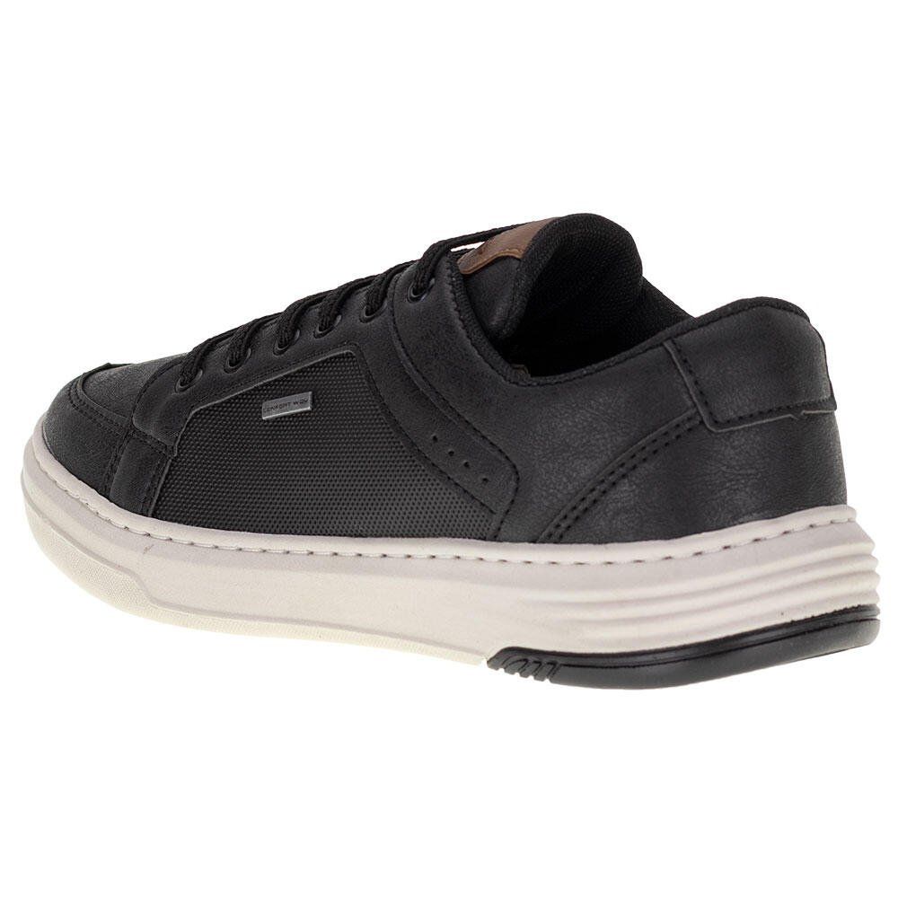SAPATÊNIS MASCULINO CONFORT WAY - 9101  Preto 3