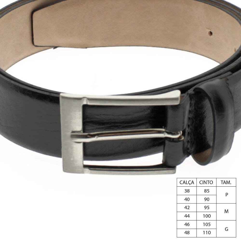 CINTO MASCULINO FASOLO - F-014 Preto 4