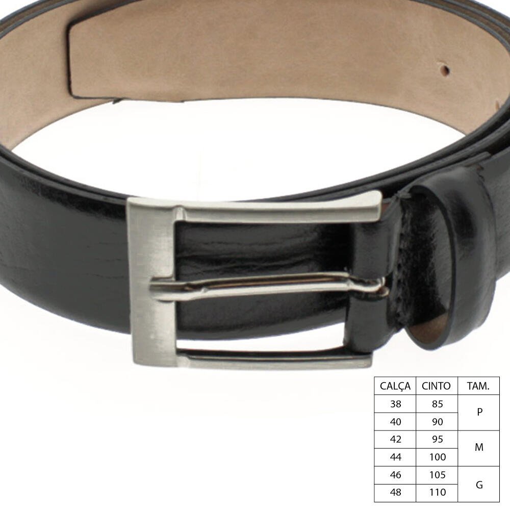 CINTO MASCULINO FASOLO - F-014 Preto 5
