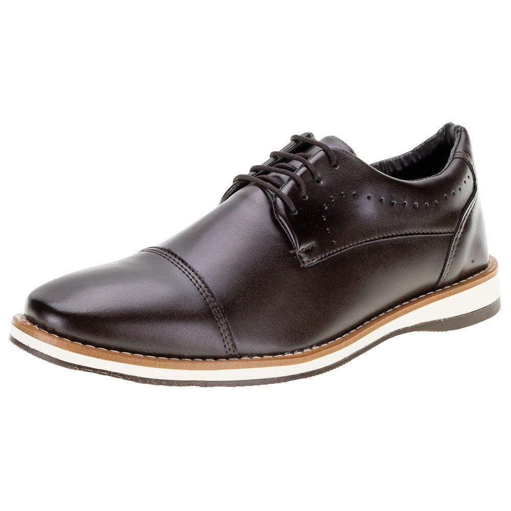 SAPATO MASCULINO SOCIAL FRANSHOES - FP2003  Marrom 1