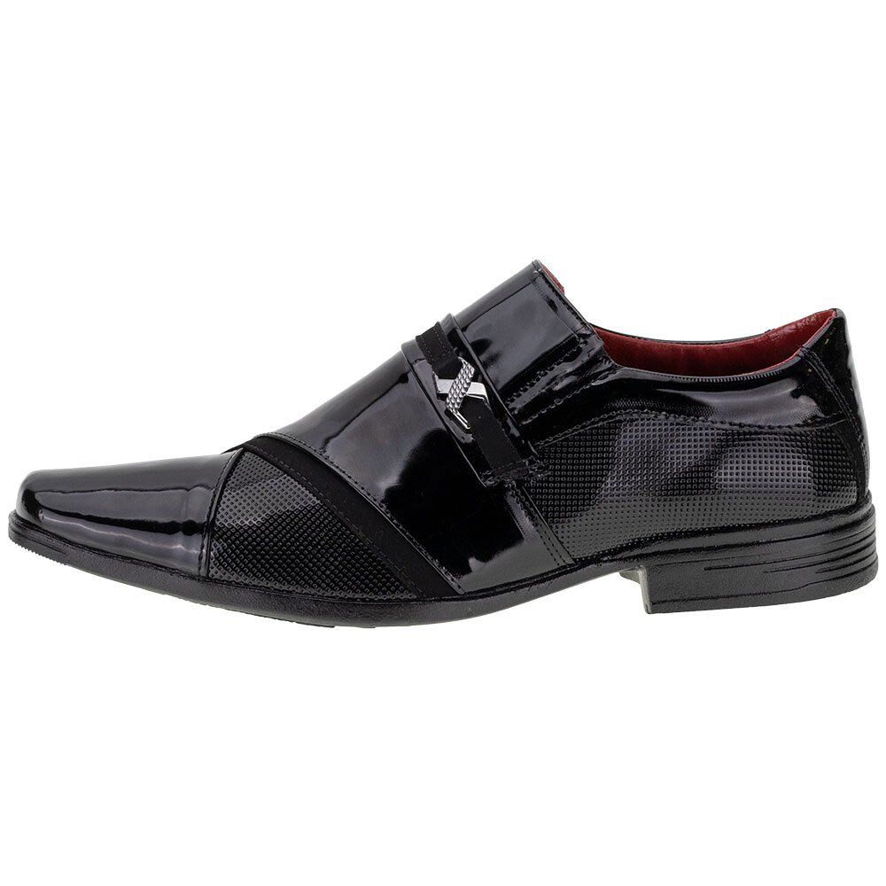 SAPATO MASCULINO SOCIAL BKARELLUS - 7038 Preto 2