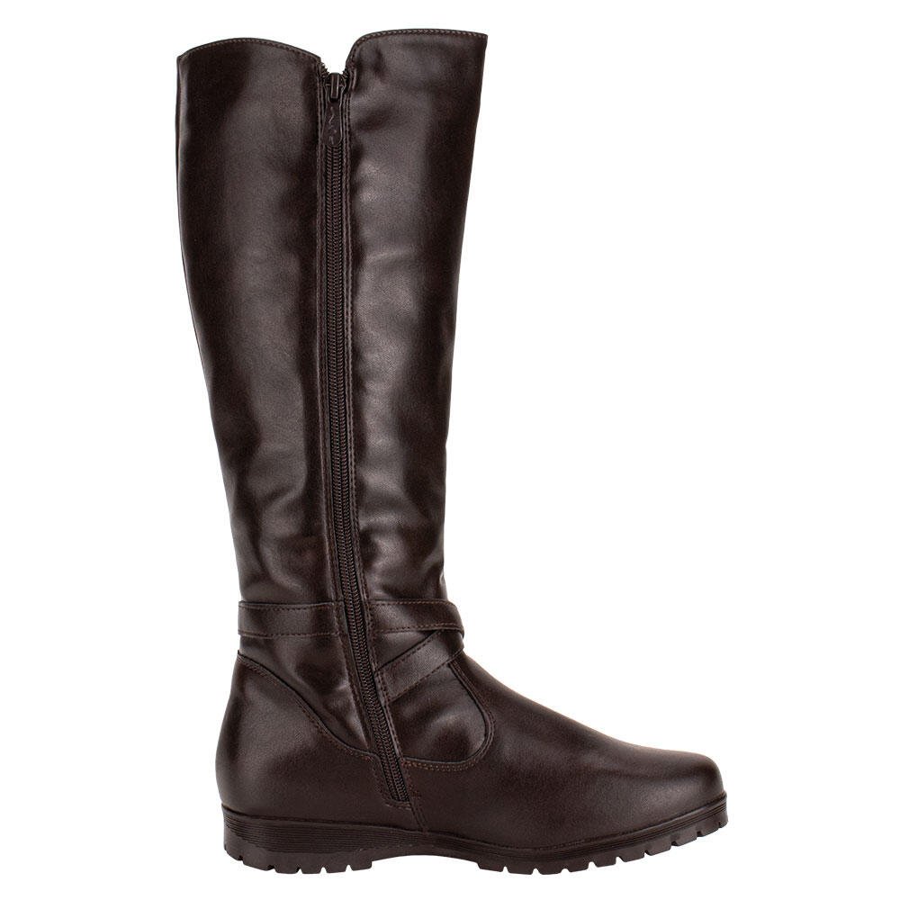 BOTA FEMININA CANO ALTO MOONCITY - 71121  Marrom 5