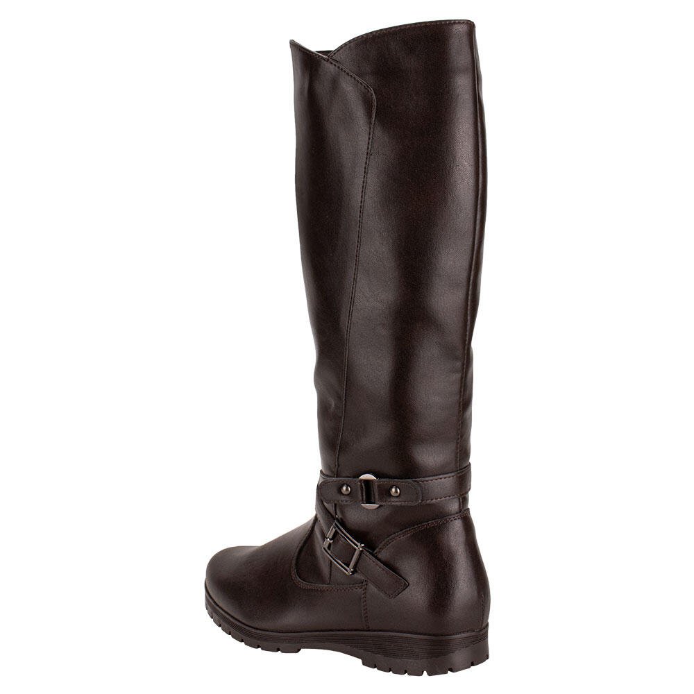 BOTA FEMININA CANO ALTO MOONCITY - 71121  Marrom 3
