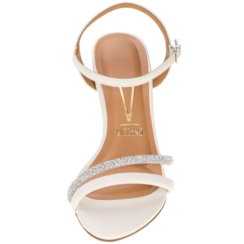 SANDÁLIA FEMININA SALTO GROSSO VIZZANO - 62621009 Bege 5