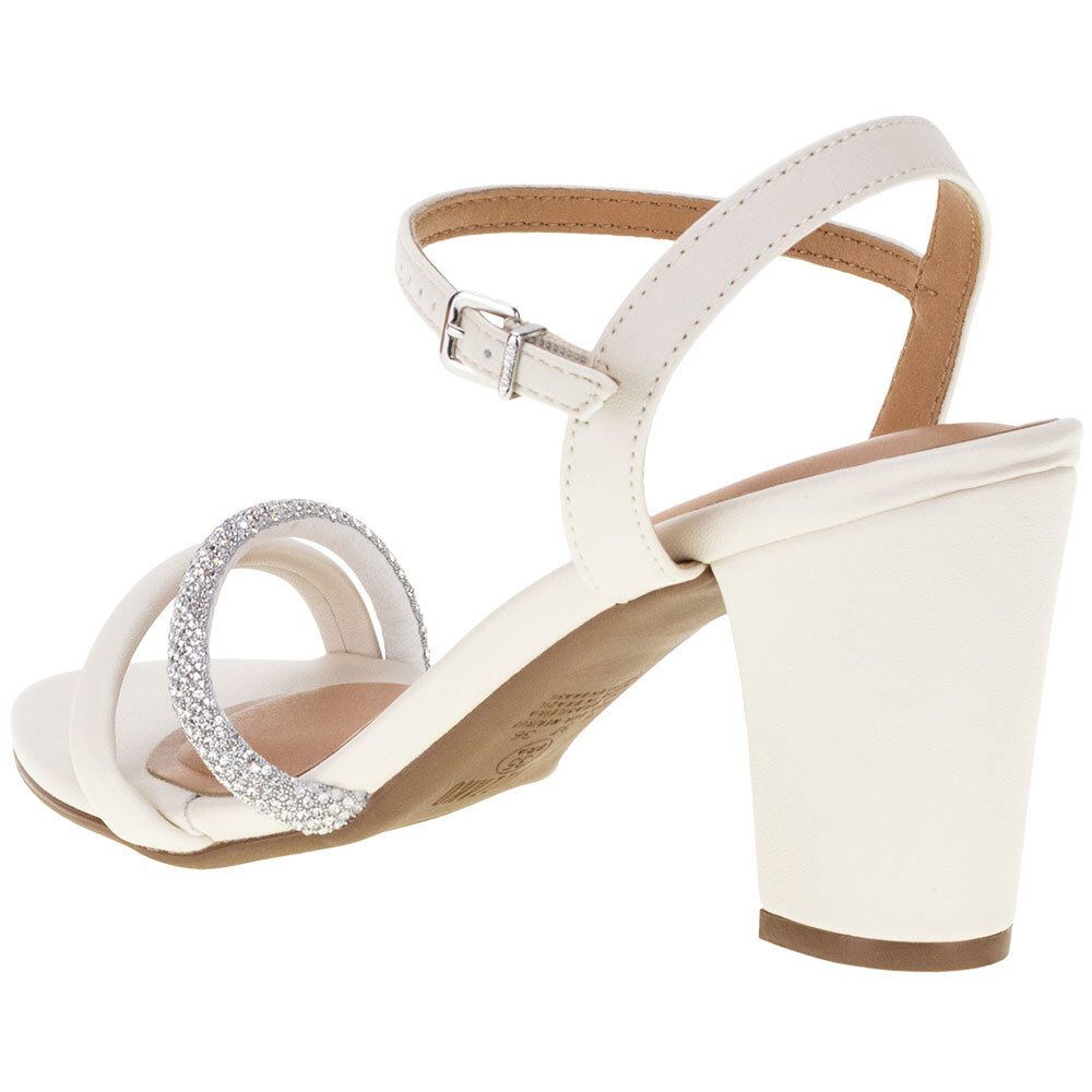 SANDÁLIA FEMININA SALTO GROSSO VIZZANO - 62621009 Bege 3